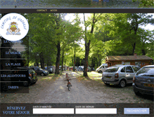 Tablet Screenshot of camping-de-gazaille.com